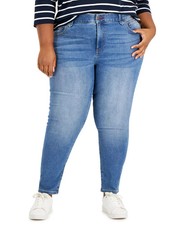 Tommy Hilfiger TH Flex Plus Size Waverly Jeans Women's 18W Chesapeake Wash Denim