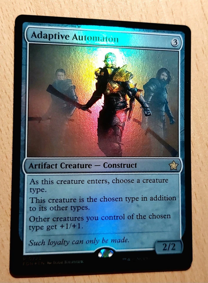 Mtg Magic: # FOIL # Anpassungsfähige Kampfmaschine,Adaptive Automaton, English - Bild 3 von 3