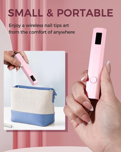 UV Nail Light Handheld UV Light for Nails 3W Portable Led Lamp with 2 Timer Sett - Picture 3 of 9