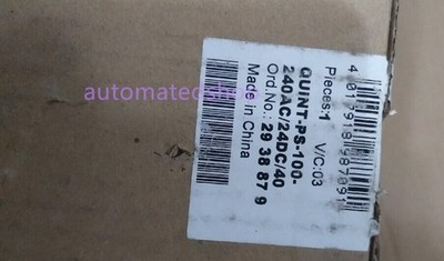 QUINT-PS-100- 240AC / 24DC / 40 Phoenix power supply 24V40A brand new *mq