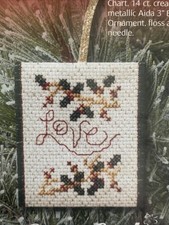 Love Joy of the Season Stoney Creek Ornament Cross Stitch Kit Fast Stitch NIP
