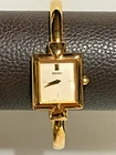 Vintage Seiko Quartz Unique Design Gold Plated Japan Ladies Dress Watch Works