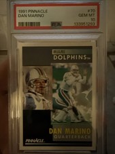 PSA 10 - 1991 Pinnacle Dan Marino #70 Miami Dolphins
