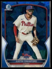 2023 Bowman Chrome Sapphire Edition #BCP-217 Justin Crawford Prospects