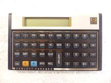 HP Hewlett Packard 12C Gold Financial Business Calculator No Case, WORKS