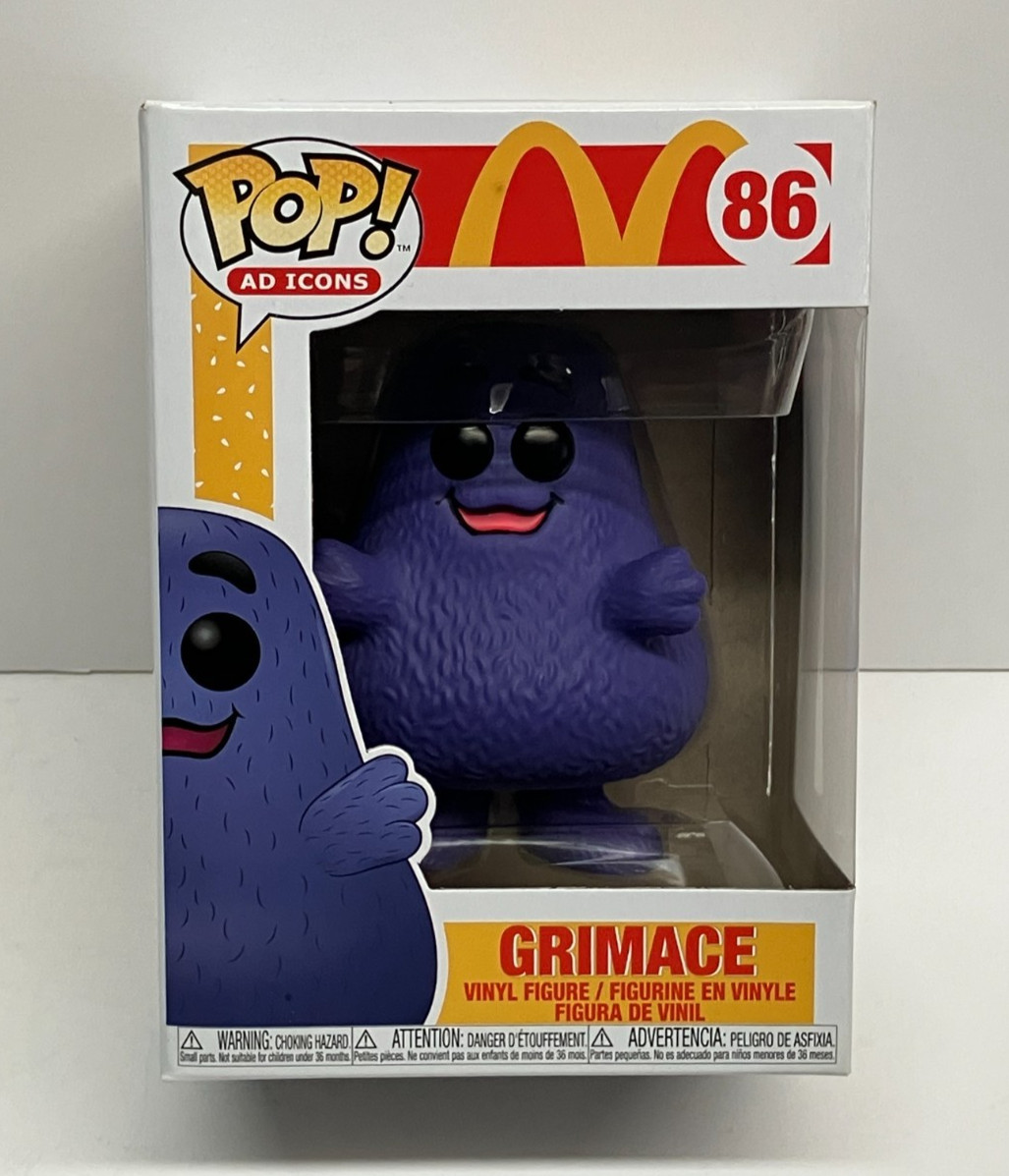 Figura Iconos Anuncio Funko Pop Grimace 86 Mcdonalds