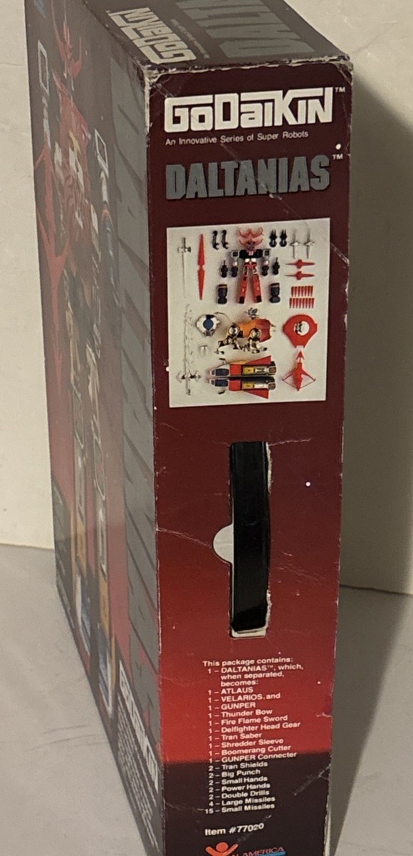 1982 Bandai America Popy Godaikin Chogokin Toei Daltanias DX Robot