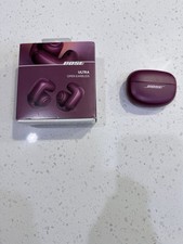 Bose Ultra Open Earbuds Plum Wireless Bluetooth Open-Ear Earbuds Used