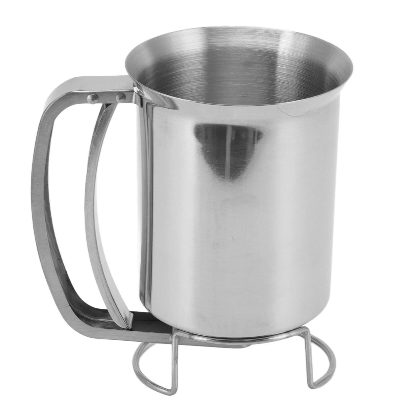 Pancake Batter Dispenser Handheld Stainless Steel Pancake Pourer For Baking Cupc