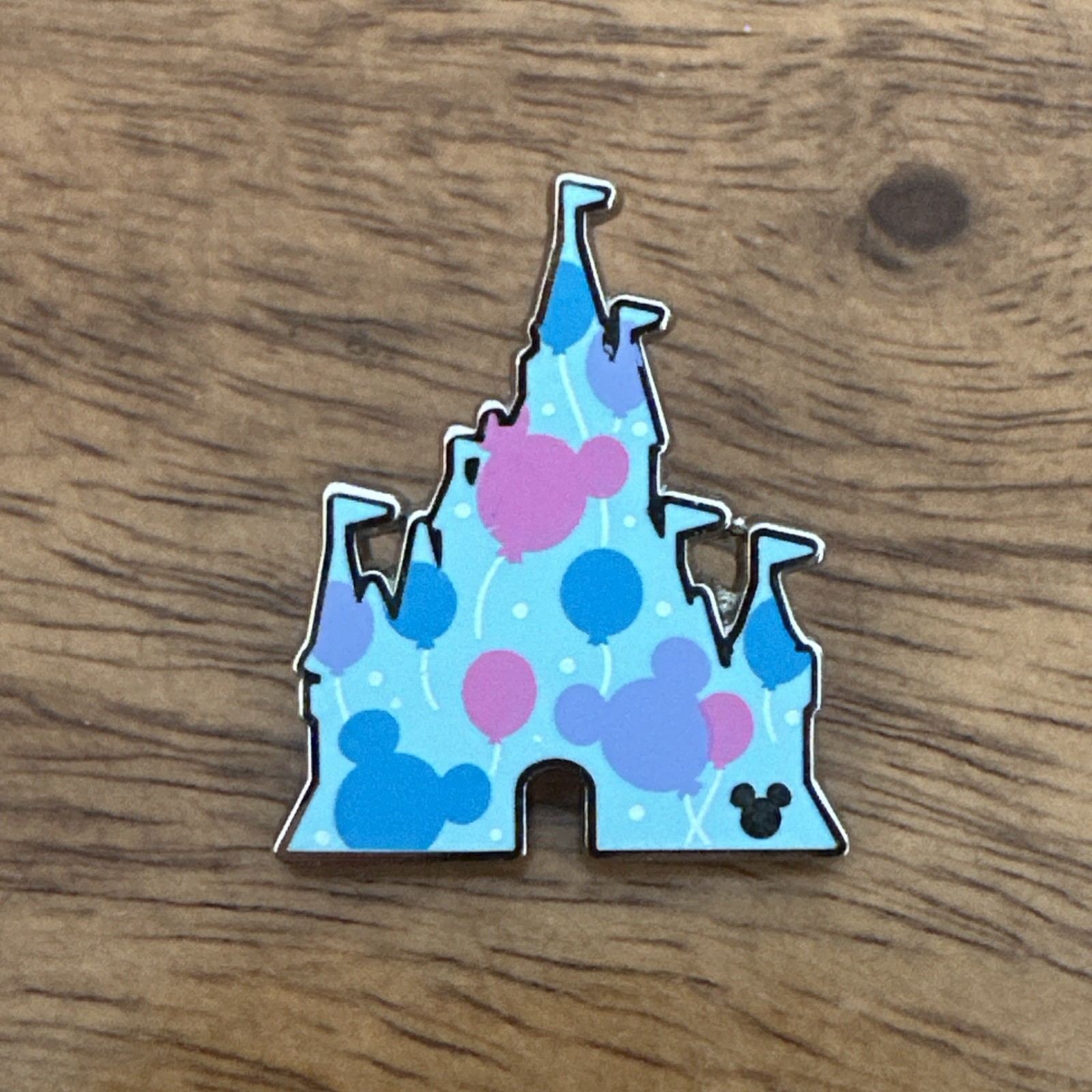 Disney Castle Fill Hidden Mickey Blue Balloons Pin 2020