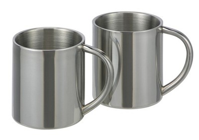 Edelstahl Thermo Trinkbecher Thermobecher Doppelwandig Isoliert 2er Set 200ml
