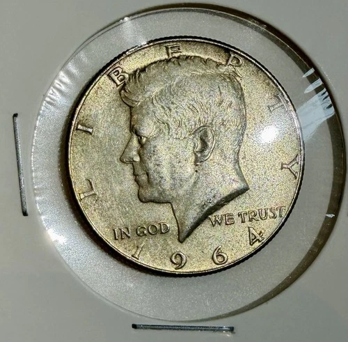 1964 P KENNEDY HALF DOLLAR.  VF