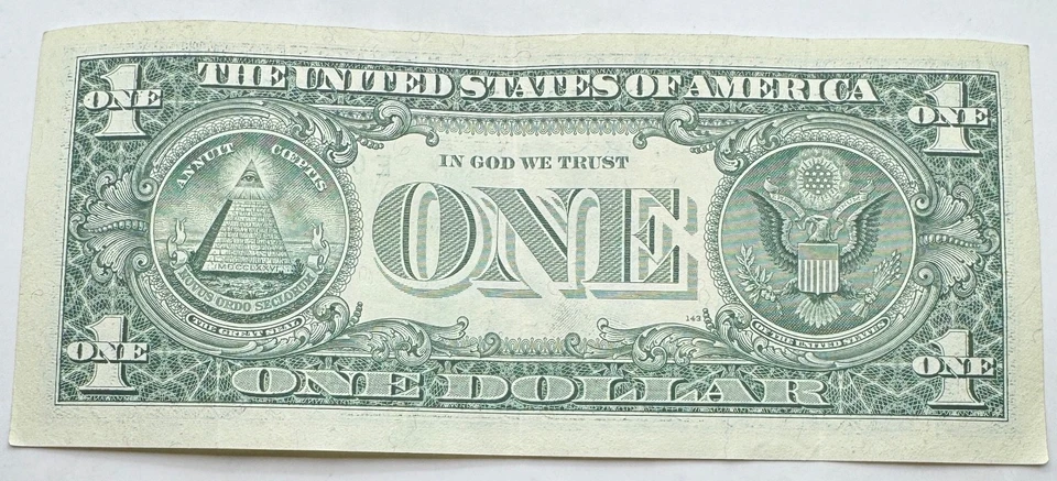 1999 $1 Bill STAR Note - One Dollar Bill - Richmond - E - No Reserve - Image 3 of 3