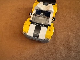 31046 LEGO Complete CREATOR: Fast Car 3 in 1 yellow cars with all manuals