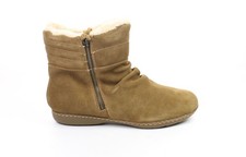 Maine Woods Womens Marcelle Tan Ankle Boots Size 8