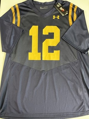 Navy Midshipmen #12 Roger Staubach Under Armour Rivalry Football
