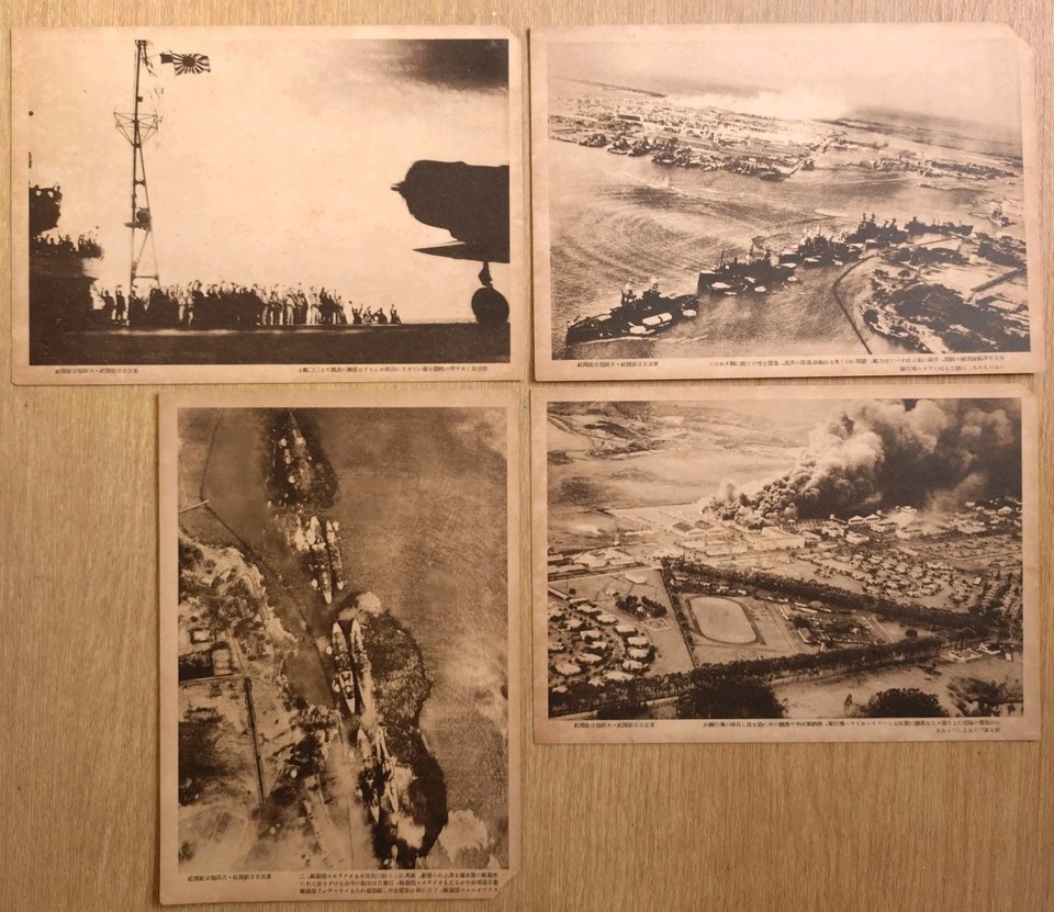 WW2 PACIFIC WAR DOCUMENTARY PHOTO lot comp set ATTACK ON PEARL HARBOR ...