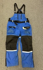 Ice Armor by Clam Ice Fishing Bibs Overalls Men’s X-LARGE Blue/Black