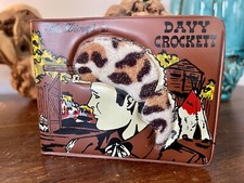 VINTAGE WALT DISNEY DAVY CROCKETT BILLFOLD WALLET - 1950s Excellent Condition 