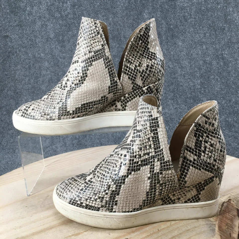 Mia Botas Mujer 8M Kate Corte Botines Beige Imitación Cuero Piel de Serpiente Foto 2 de 4