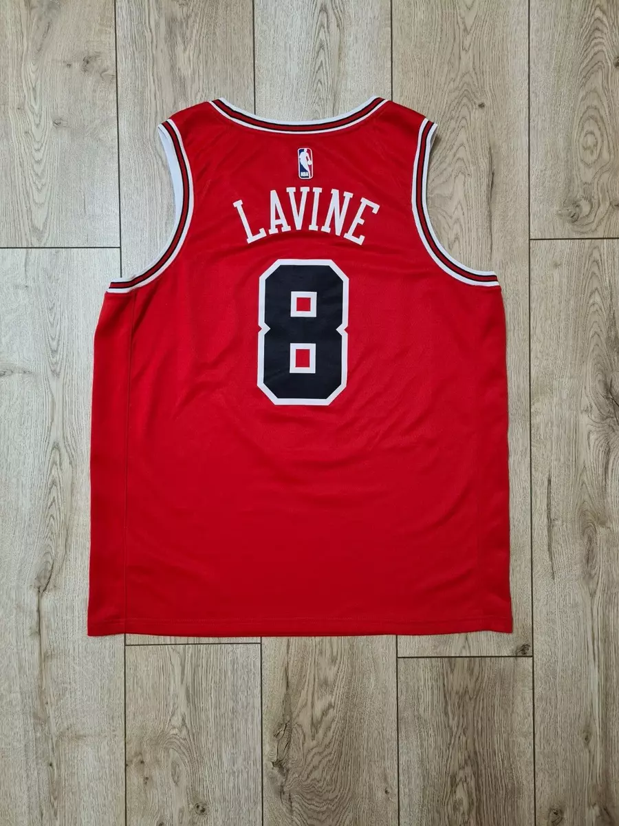 Black Jordan NBA Chicago Bulls Lavine #8 Hoodie Junior