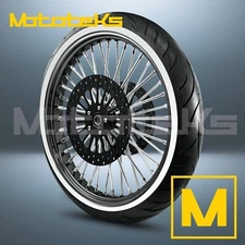 21X3.5 FAT SPOKE WHEEL 40 STAINLESS SPOKES FOR HARLEY TOURING BAGGER FRONT RIM