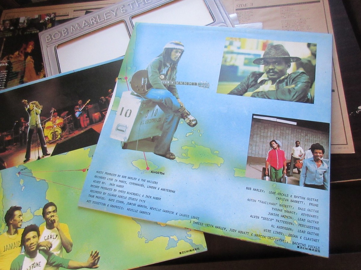 Bob Marley & Wailers Babylon by Bus Japan Promo DBL Vinyl LP ILS