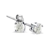 0.25 Ct TDW Diamond Stud Earrings in Sterling Silver (J-K,I3)