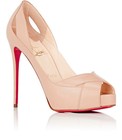 100% AUTHENTIC NEW WOMEN LOUBOUTIN ACADEMA NUDE 120 PUMPS/HEELS US 10 — photo 1