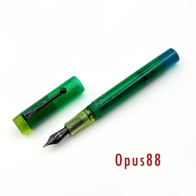 Opus 88 2024 Color Edition Green Demonstrator Fountain Pen