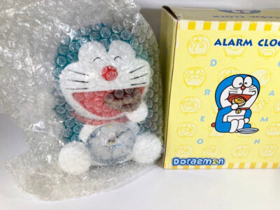 Riramonです Doraemon Vintage Alarm Clock Eating Dorayaki Heisei Retro Rare