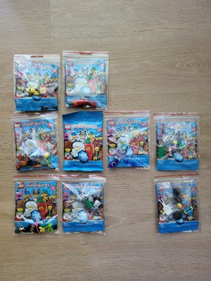LEGO 71032 Minifiguren Serie 22 (9 von 12 Figuren) + 71027 Serie 20 Seenotretter