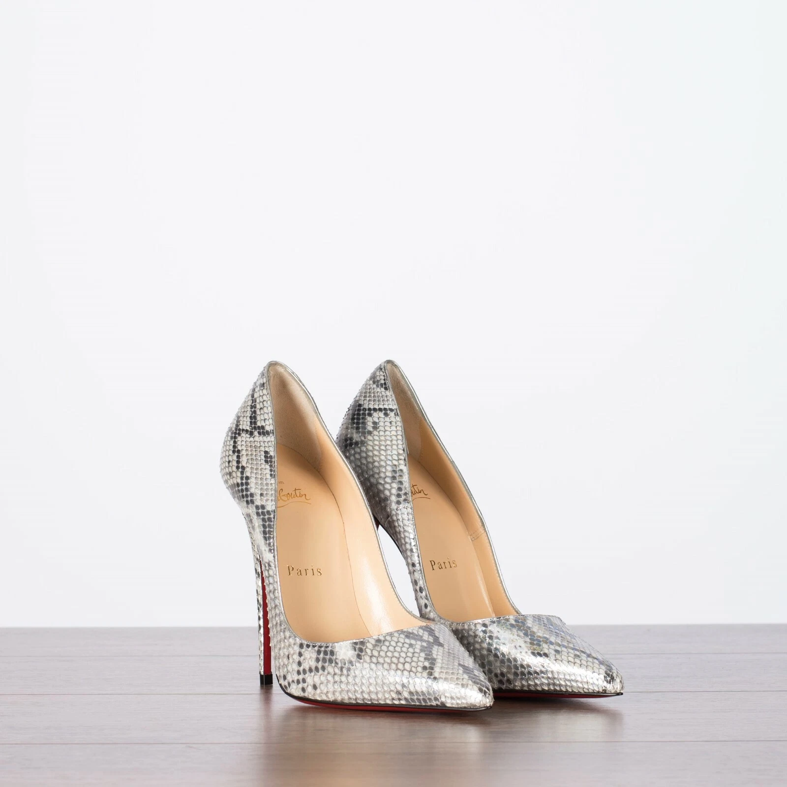 Christian Louboutin — CHRISTIAN LOUBOUTIN 1395$ So Kate 120mm High Heel Pumps - Roccia Python Glacier