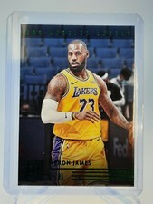 2020-21 NBA LeBRON JAMES Chronicles Panini Green Foil Base Card #118 Lakers