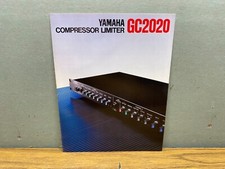 1980s Yamaha GC2020 Compressor Limiter 4 Page Color Dealer Brochure.