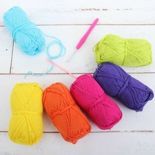 Threadart Crochet 100 Pure Cotton Yarn Sets  18 Sets  4 Yarn 85 yd skeins