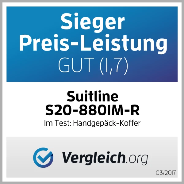 SUITLINE Handgepäck Hartschalen-Koffer Koffer Trolley Rollkoffer Reisekoffer TSA - Bild 2 von 4