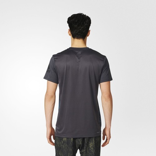 Adidas Climacool Short Sleeve Black Workout / Yoga Shirt Men's Size LARGE NWT! - Picture 5 of 11
