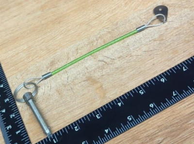 Avibank AVK BLDC5-16L8  Stainless Steel Detent Pin  5/16'' x 1.6'''' With lanyard