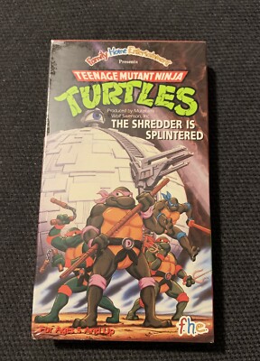フレッシュリーダーティー　VHS Teenage Mutant Ninja Turtles - The Shredder Is Splintered (VHS) W