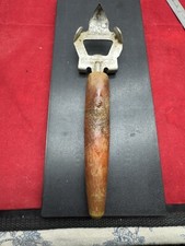 Vintage Ade-O-Matic wood handle Can Bottle Opener