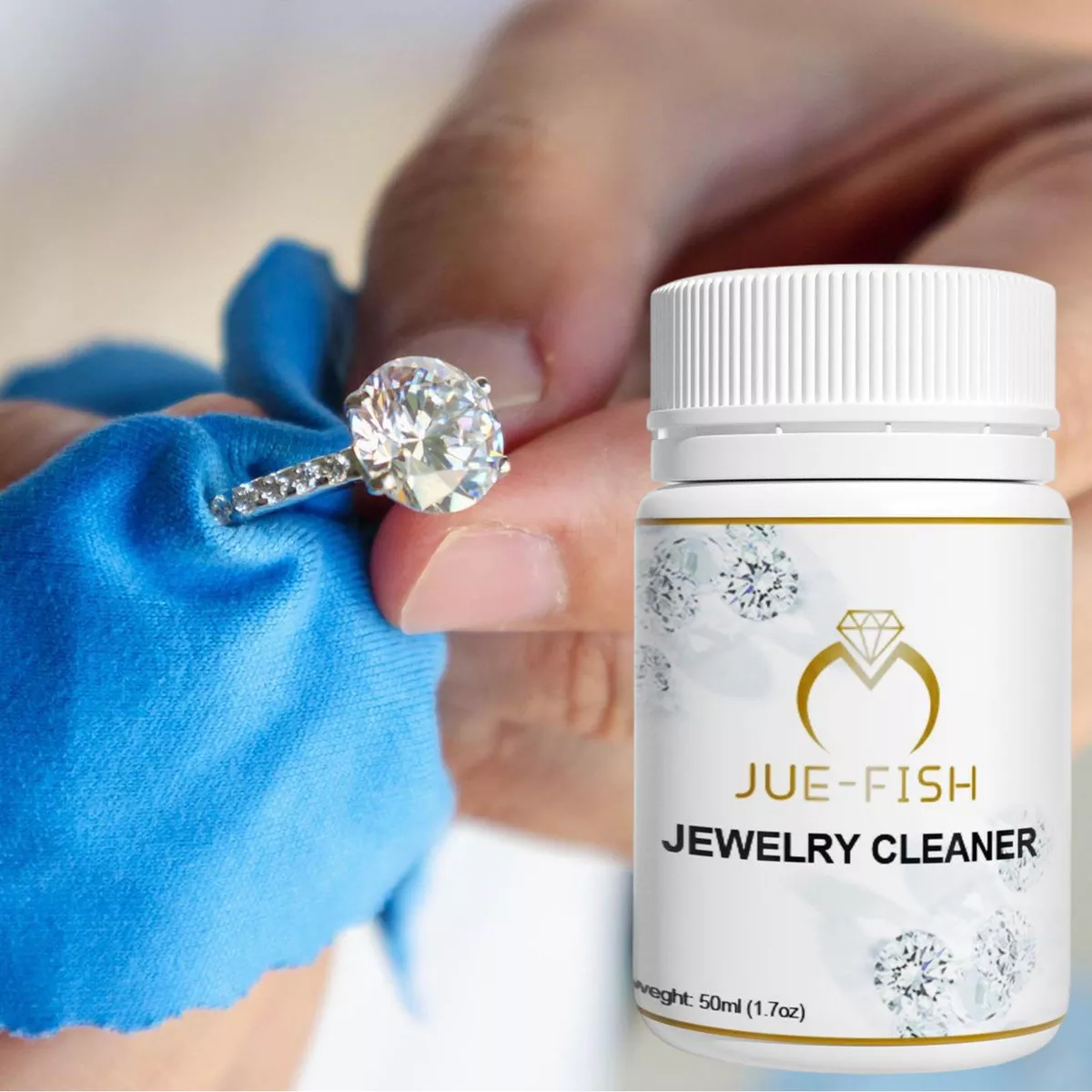 Liquid for Cleaning Jewellery Gold Cleaner