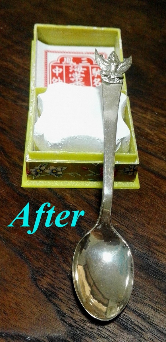 Silver Polishing White Pressed Powder Eliminate Tarnish Stains