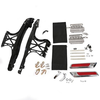 Hard Saddlebag Latch Lid Hardware Covers Fits For Harley Davidson Cvo Road King 2014 Craftride 122700 0