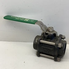 Inline Industries Steel Ball Valve 1-1/2” Pipe Size Slip 1000WOG WCB