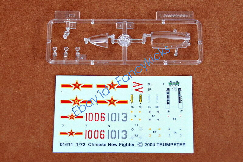Trumpeter 1/72 01611 Chinese J-10 Fighter | eBay