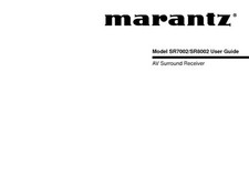 Marantz SR7002 Surround Receiver Owners Manual