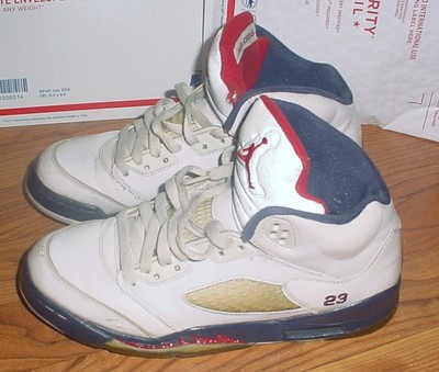 jordan 5 red white and blue