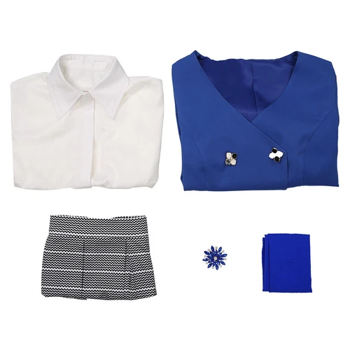 Heathers The Musical Veronica Sawyer Cosplay Costume Uniform Skirt Outfit UK - Picture 10 of 10