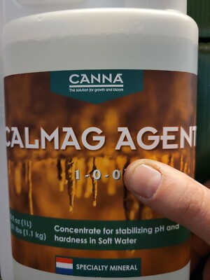 Canna CalMag Agent 1-0-0 Specialty Mineral 1 Liter Concentrate H20 Ph Stabilizer